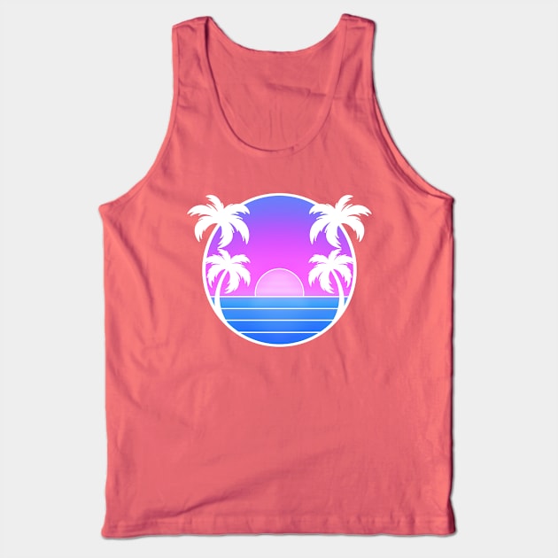 Beach sunset Tank Top by Ivetastic